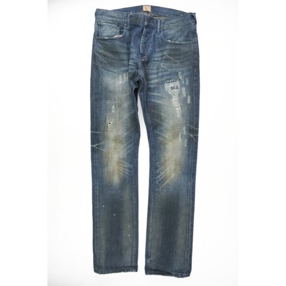 PRPS Goods & Co Sz. 33 Dark Wash Denim Jeans Indigo Size 33 x 34 E70P85P